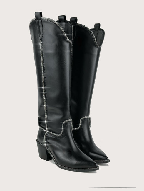 ISSI TAŞLI BİYELİ ÇİZME